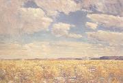 Childe Hassam Afternoon Sky,Harney Desert (mk43) oil